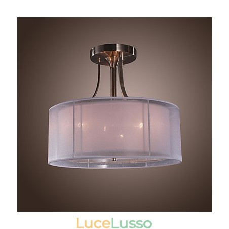 Moderno montaggio a filo in acrilico con design a cilindro a 3 luci Moderno montaggio a filo in acrilico con design a cilindro a 3 luci