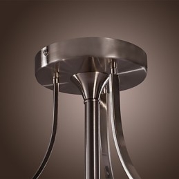 Moderno montaggio a filo in acrilico con design a cilindro a 3 luci