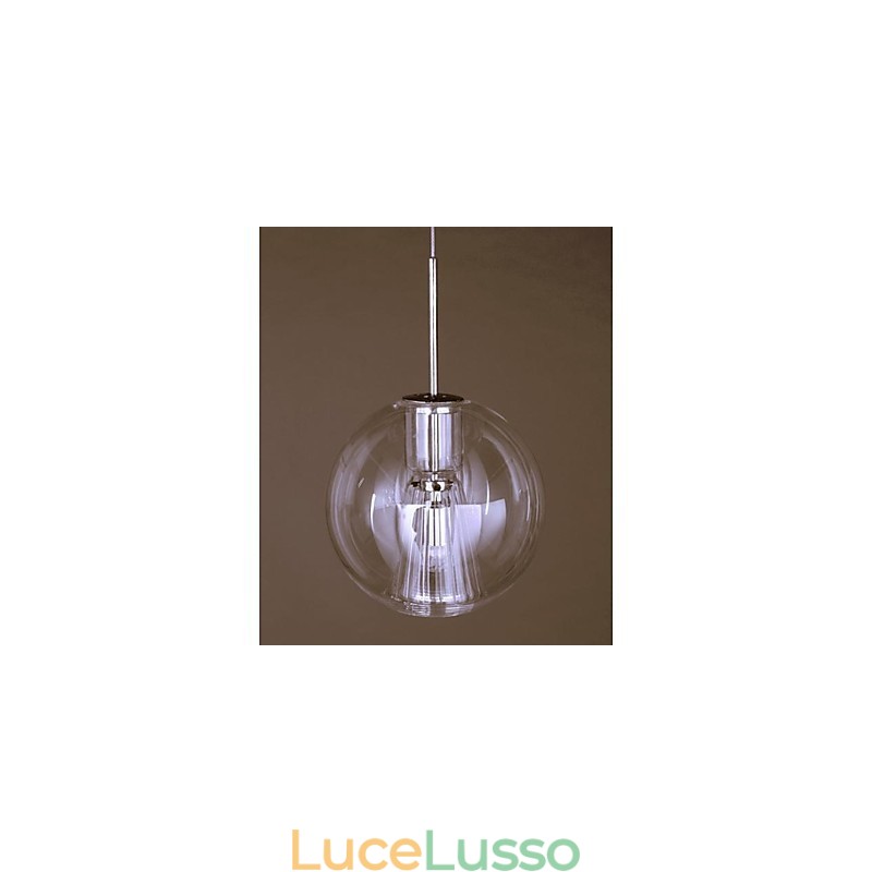 Lampada a sospensione moderna contemporanea tradizionale classica in metallo cromato per bambini, 4 luci