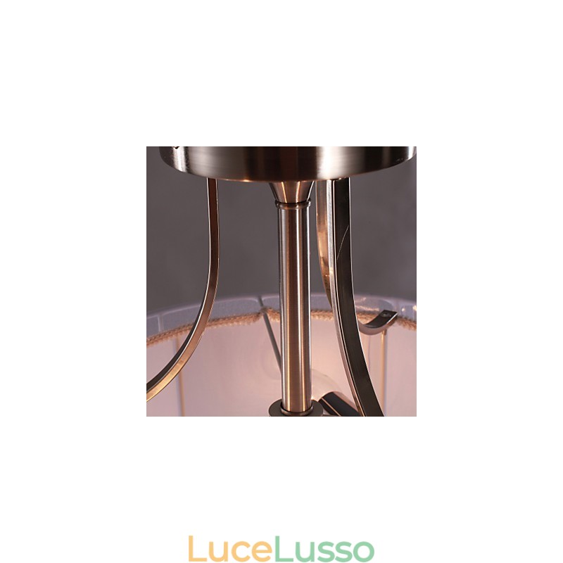 Moderno montaggio a filo in acrilico con design a cilindro a 3 luci
