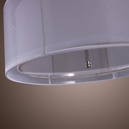 Moderno montaggio a filo in acrilico con design a cilindro a 3 luci