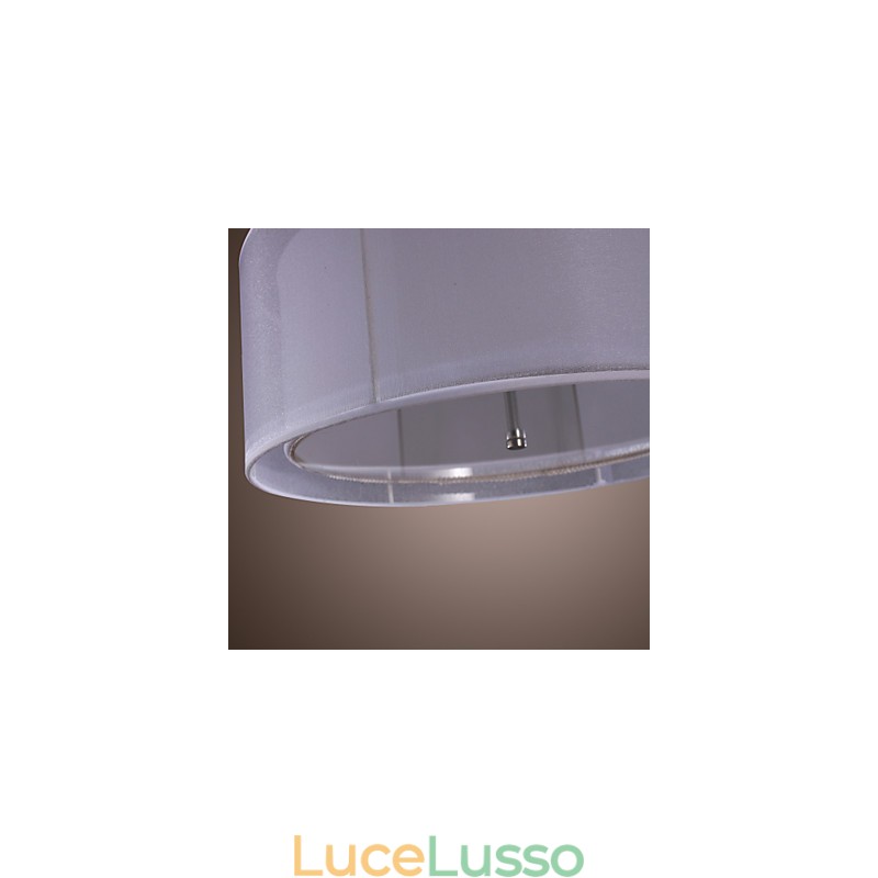 Moderno montaggio a filo in acrilico con design a cilindro a 3 luci