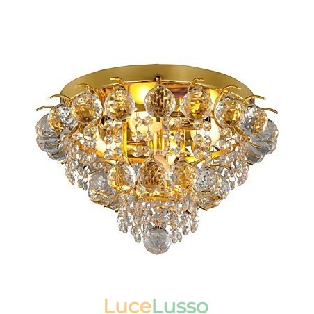 Lampada da soffitto moderna in cristallo con 5 luci Lampada da soffitto moderna in cristallo con 5 luci