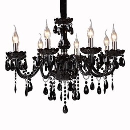 Lampadario moderno contemporaneo in cristallo elettroplaccato