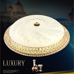 Moderna luce di cristallo di lusso assorbe la luce della cupola SMD doppio colore diametro 50CM