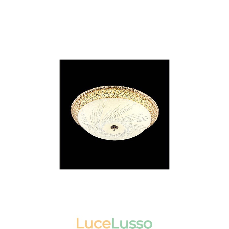 Moderna luce di cristallo di lusso assorbe la luce della cupola SMD doppio colore diametro 50CM