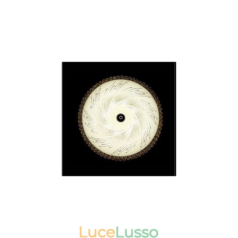 Moderna luce di cristallo di lusso assorbe la luce della cupola SMD doppio colore diametro 50CM