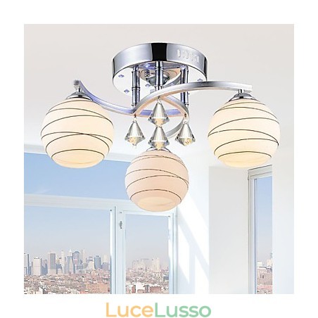 Plafoniere in cristallo Moderne Semplicemente Illuminazione Lampada Garantita Plafoniere in cristallo Moderne Semplicemente Illuminazione Lampada Garantita