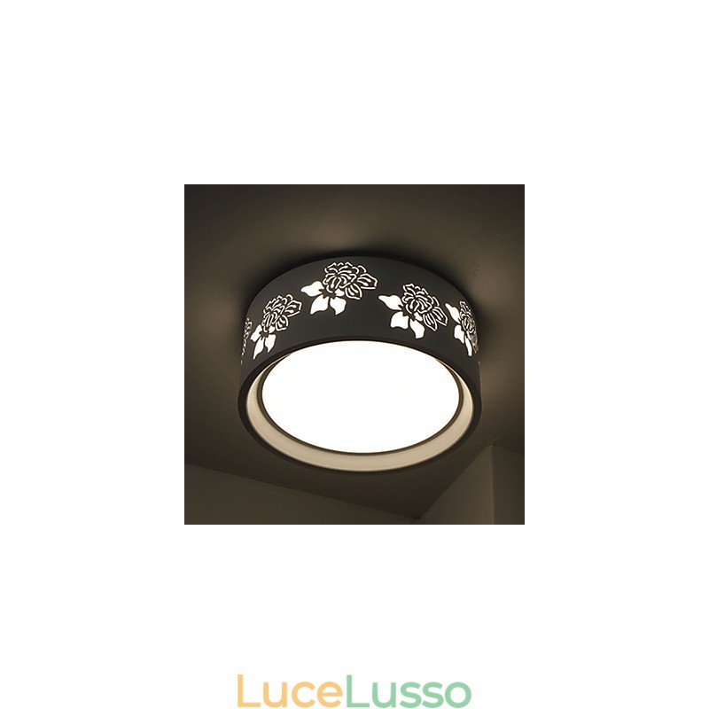Lampada da soffitto moderna contemporanea a filo in metallo