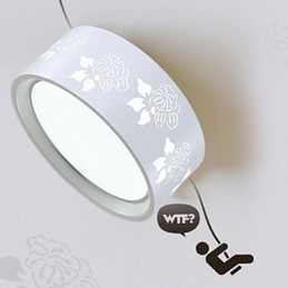Lampada da soffitto moderna contemporanea a filo in metallo