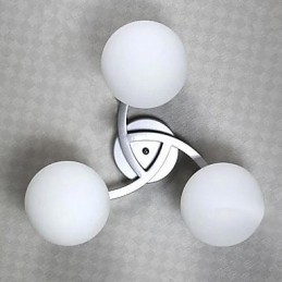 Lampada da soffitto 3 luci moderna semplice artistica
