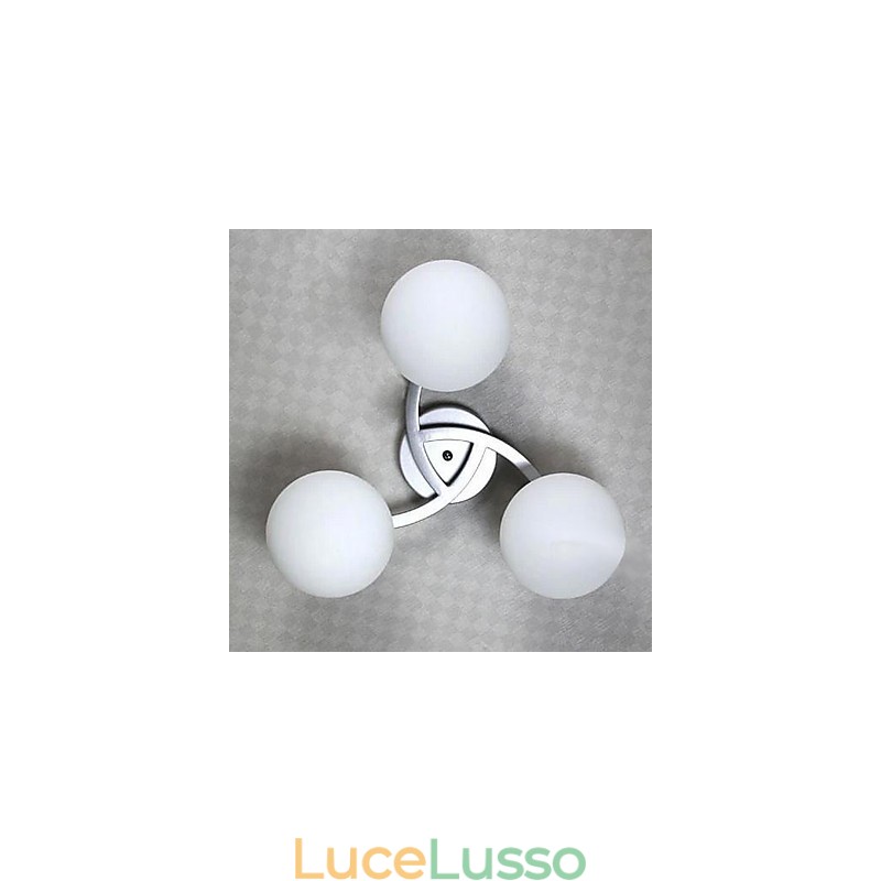 Lampada da soffitto 3 luci moderna semplice artistica