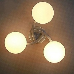 Lampada da soffitto 3 luci moderna semplice artistica