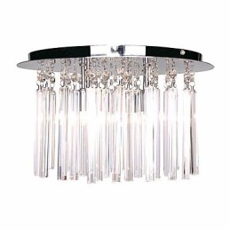 Moderno cristallo semi-incasso con 4 luci (attacco lampadina G9)