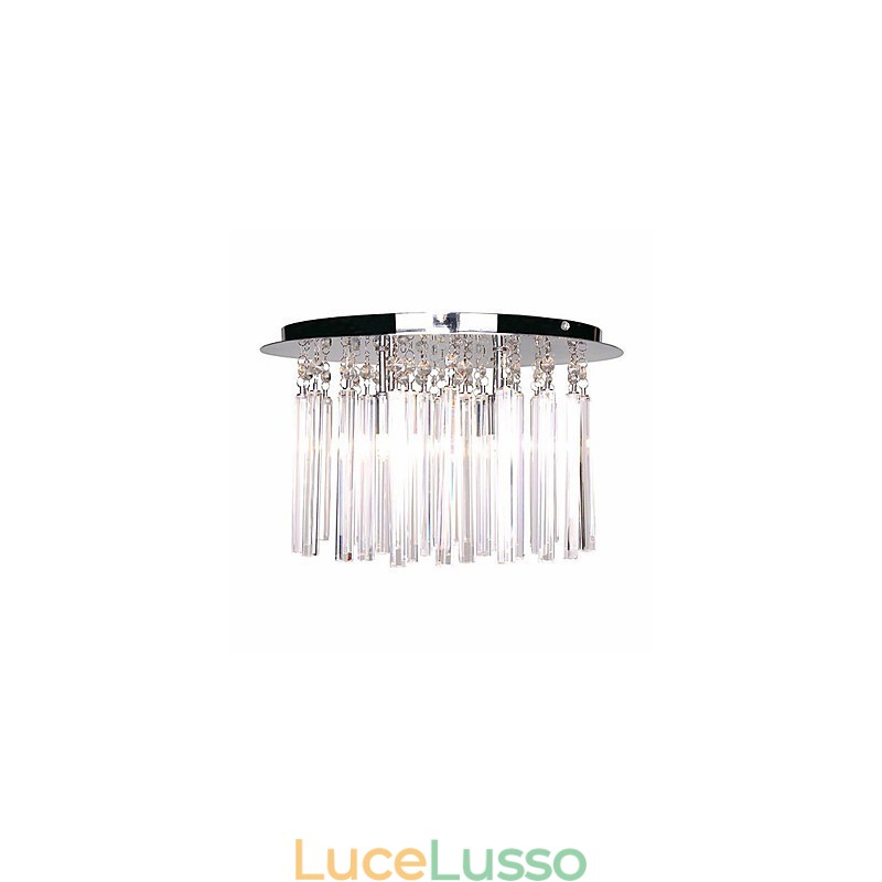 Moderno cristallo semi-incasso con 4 luci (attacco lampadina G9)