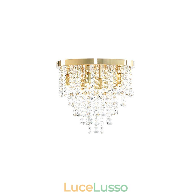 Moderno cristallo semi-incasso con 9 luci (attacco lampadina G9)