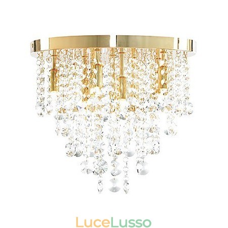 Moderno cristallo semi-incasso con 9 luci (attacco lampadina G9) Moderno cristallo semi-incasso con 9 luci (attacco lampadina G9)