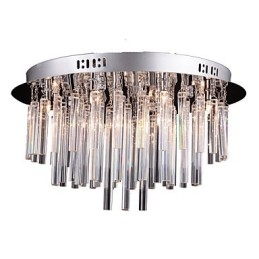 Lampadario moderno in cristallo con 12 luci
