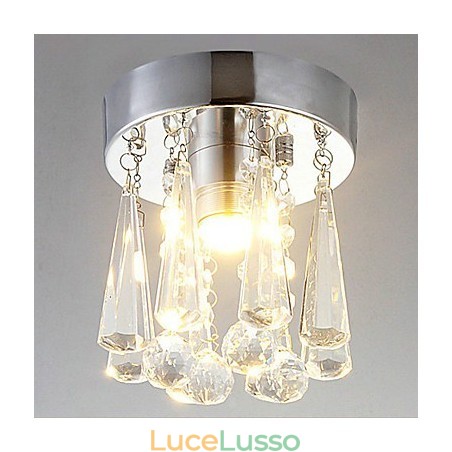 1 luce semi-incasso in cristallo 1 luce semi-incasso in cristallo