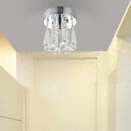 1 luce semi-incasso in cristallo