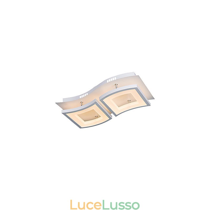 Lampadario moderno quadrato