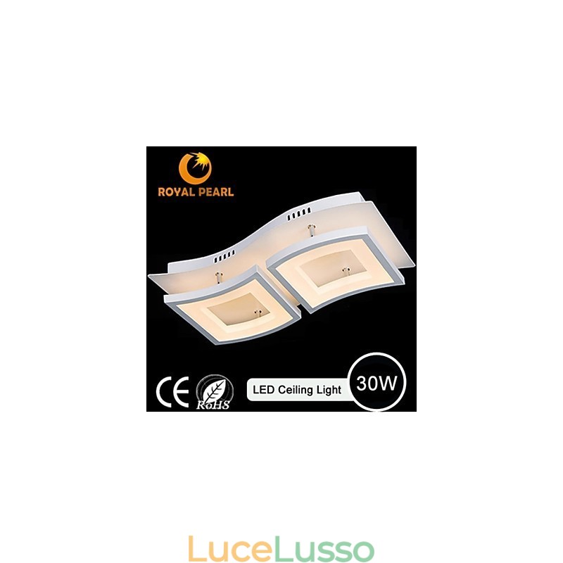 Lampadario moderno quadrato