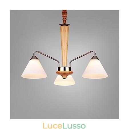 Mini stile vintage dipinto in legno di bambù montaggio a filo