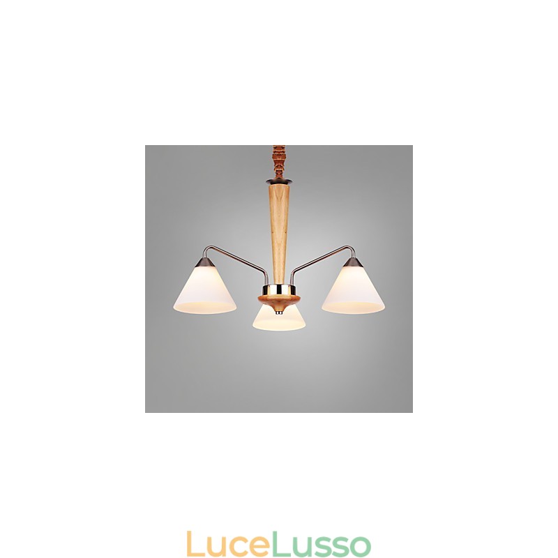 Mini stile vintage dipinto in legno di bambù montaggio a filo