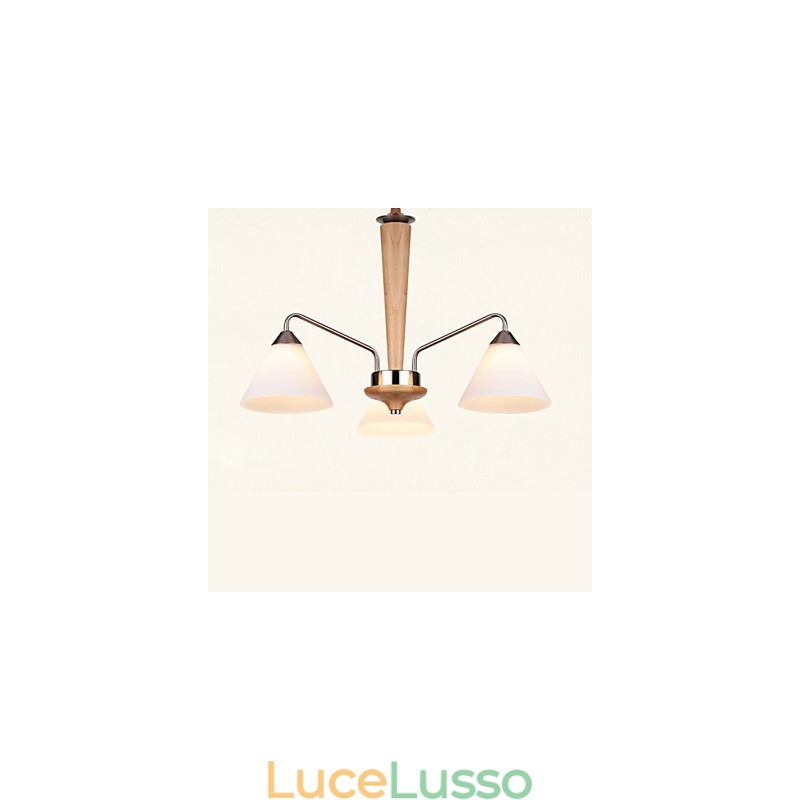 Mini stile vintage dipinto in legno di bambù montaggio a filo