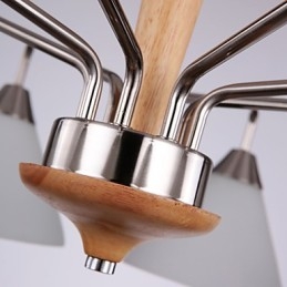 Mini stile vintage dipinto in legno di bambù montaggio a filo