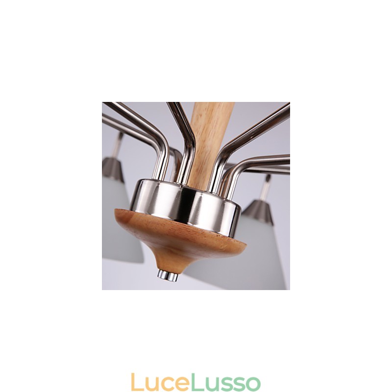 Mini stile vintage dipinto in legno di bambù montaggio a filo