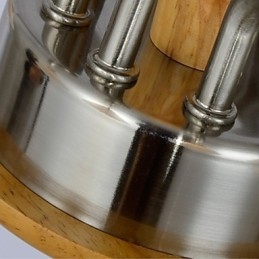 Mini stile vintage dipinto in legno di bambù montaggio a filo