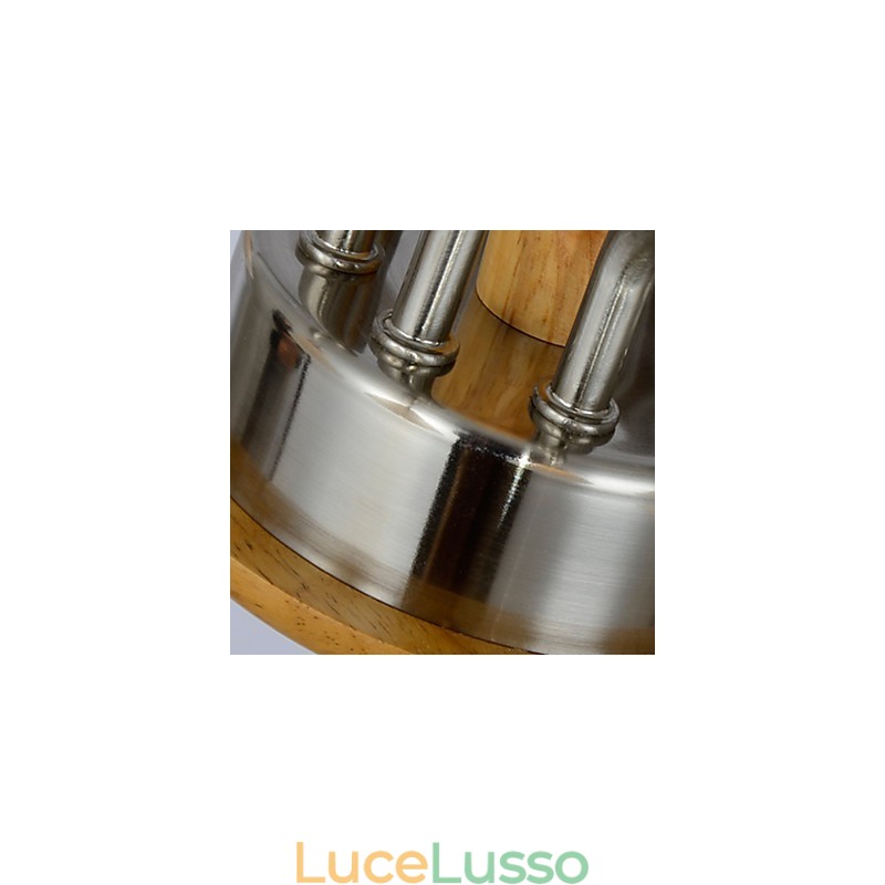 Mini stile vintage dipinto in legno di bambù montaggio a filo