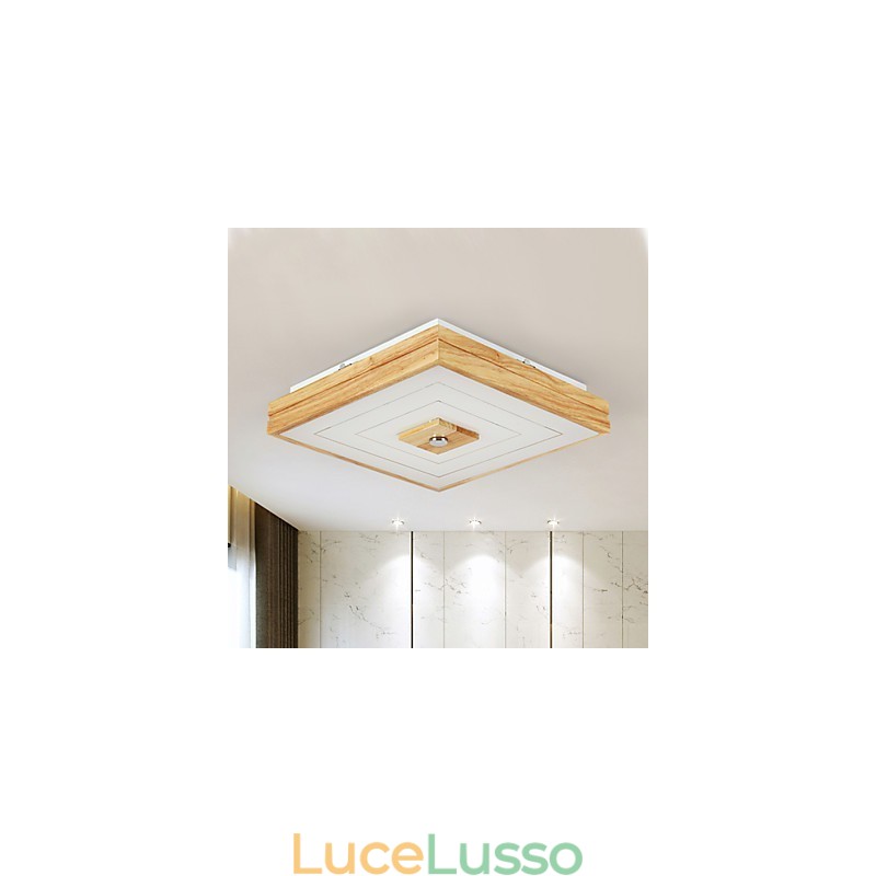 Moderno Contemporaneo Mini Stile Dipinto Legno Bambù Montaggio a Filo