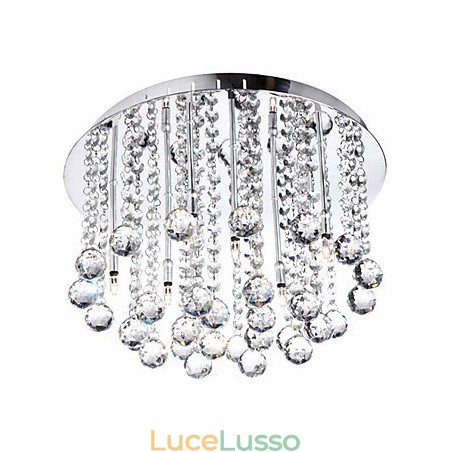 Moderno cristallo semi-incasso con 8 luci (attacco lampadina G4) Moderno cristallo semi-incasso con 8 luci (attacco lampadina G4)