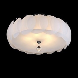 Lampadario in vetro a 5 luci, moderno, famiglia di luci pendenti