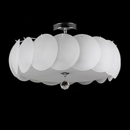 Lampadario in vetro a 5 luci, moderno, famiglia di luci pendenti