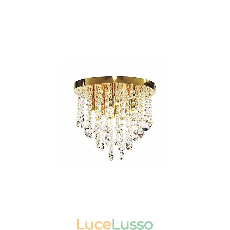 Moderno cristallo semi-incasso con 6 luci (attacco lampadina G9)