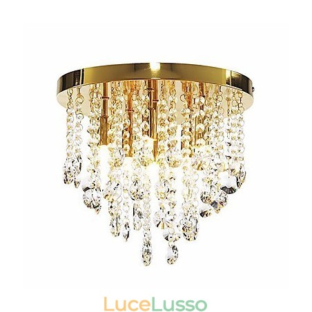 Moderno cristallo semi-incasso con 6 luci (attacco lampadina G9) Moderno cristallo semi-incasso con 6 luci (attacco lampadina G9)