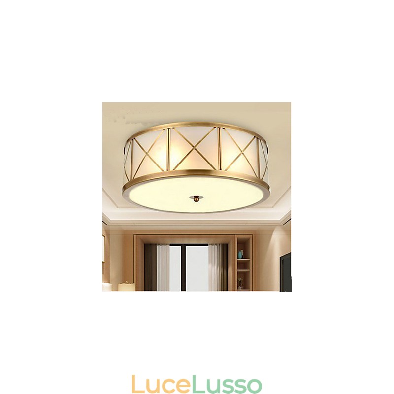 Lampada in rame pieno Lampada Lampada D
