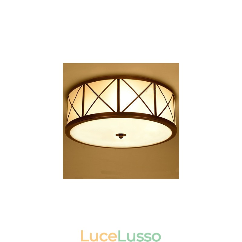 Lampada in rame pieno Lampada Lampada D