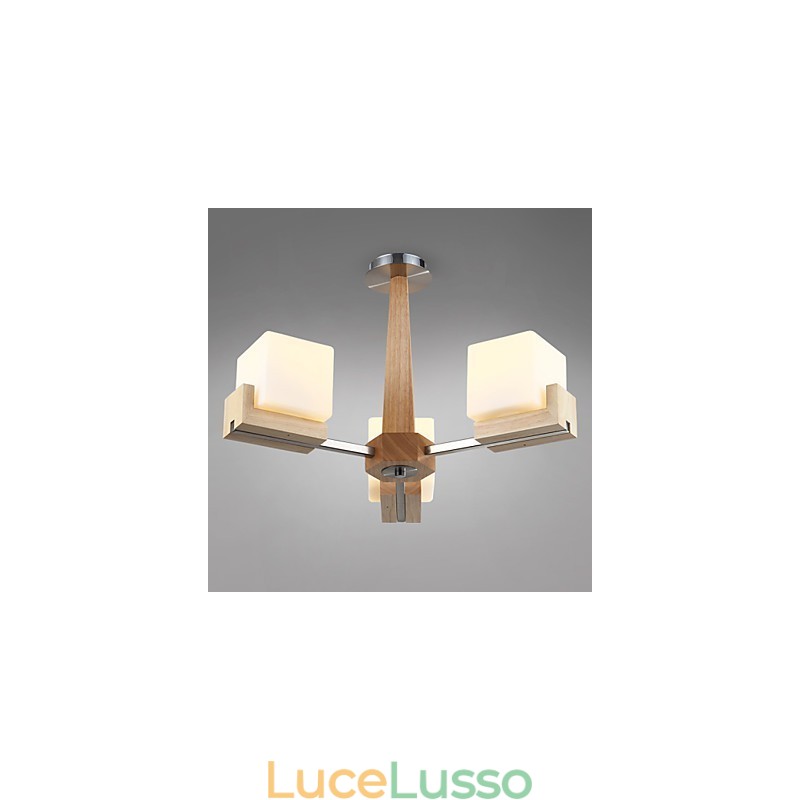 Montaggio a filo Mini Stile Moderno Contemporaneo Legno