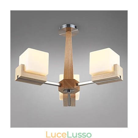 Montaggio a filo Mini Stile Moderno Contemporaneo Legno Montaggio a filo Mini Stile Moderno Contemporaneo Legno