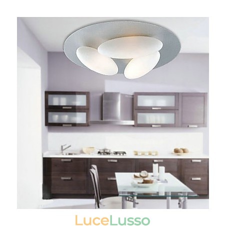Moderno montaggio a filo con 3 luci (attacco lampadina G9) Moderno montaggio a filo con 3 luci (attacco lampadina G9)