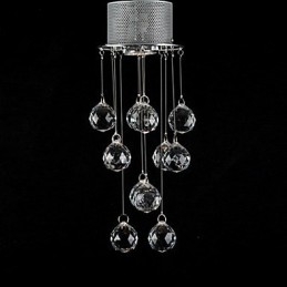 Lampada da soffitto moderna in cristallo