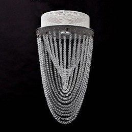 Lampada da soffitto in cristallo di lusso