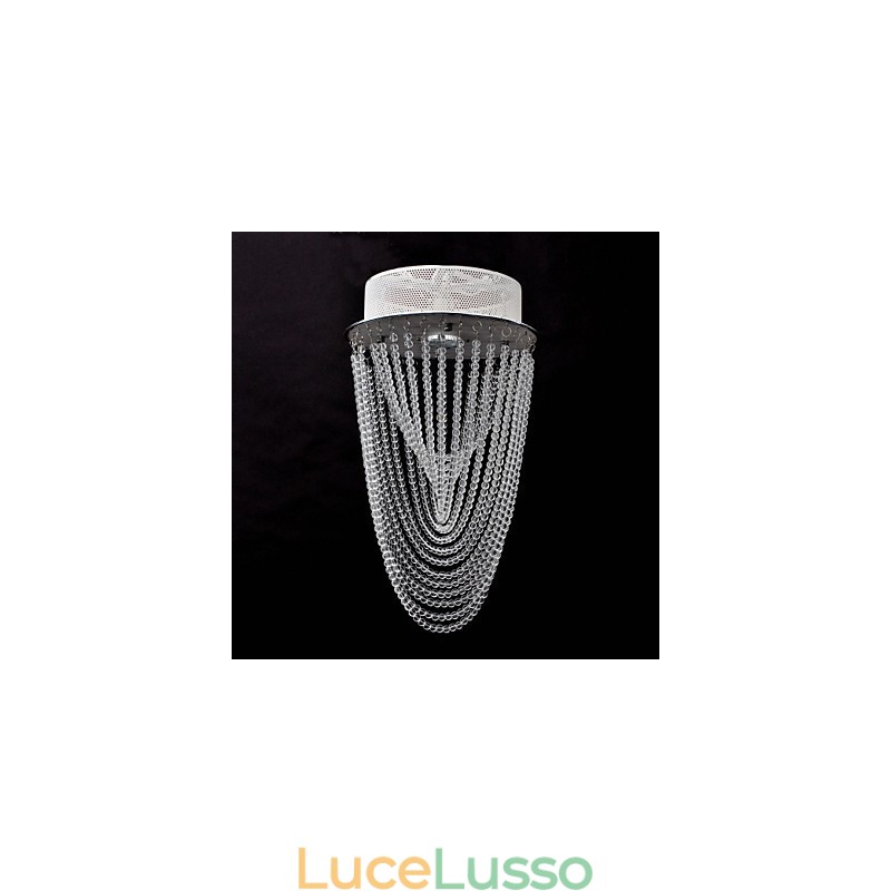 Lampada da soffitto in cristallo di lusso