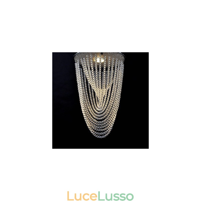 Lampada da soffitto in cristallo di lusso