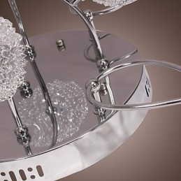 Lampada da soffitto G4 12 luci in ferro con paralumi in alluminio