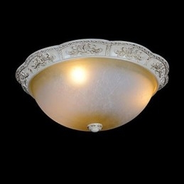 Bianco Montaggio a filo Giallo chiaro Vetro bianco Resina Modello Intaglio Classico europeo